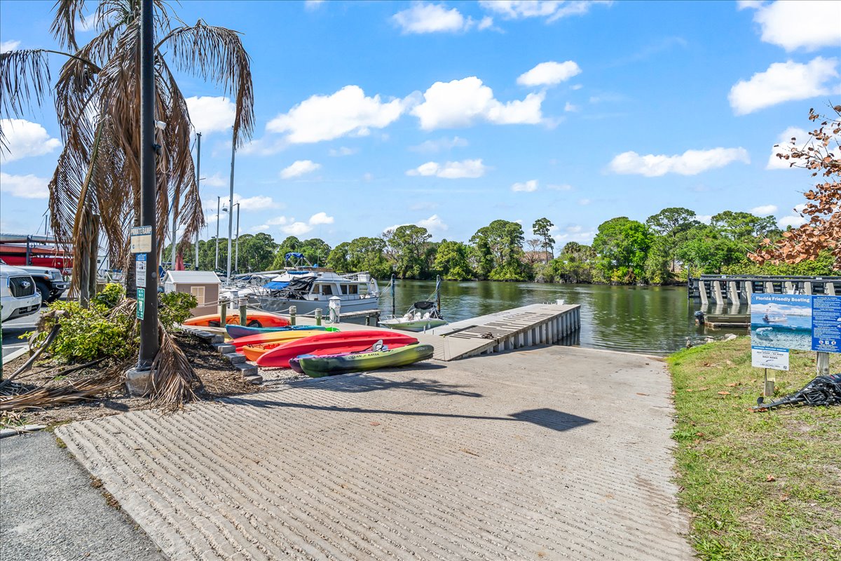 Kayak launch and boat ramp