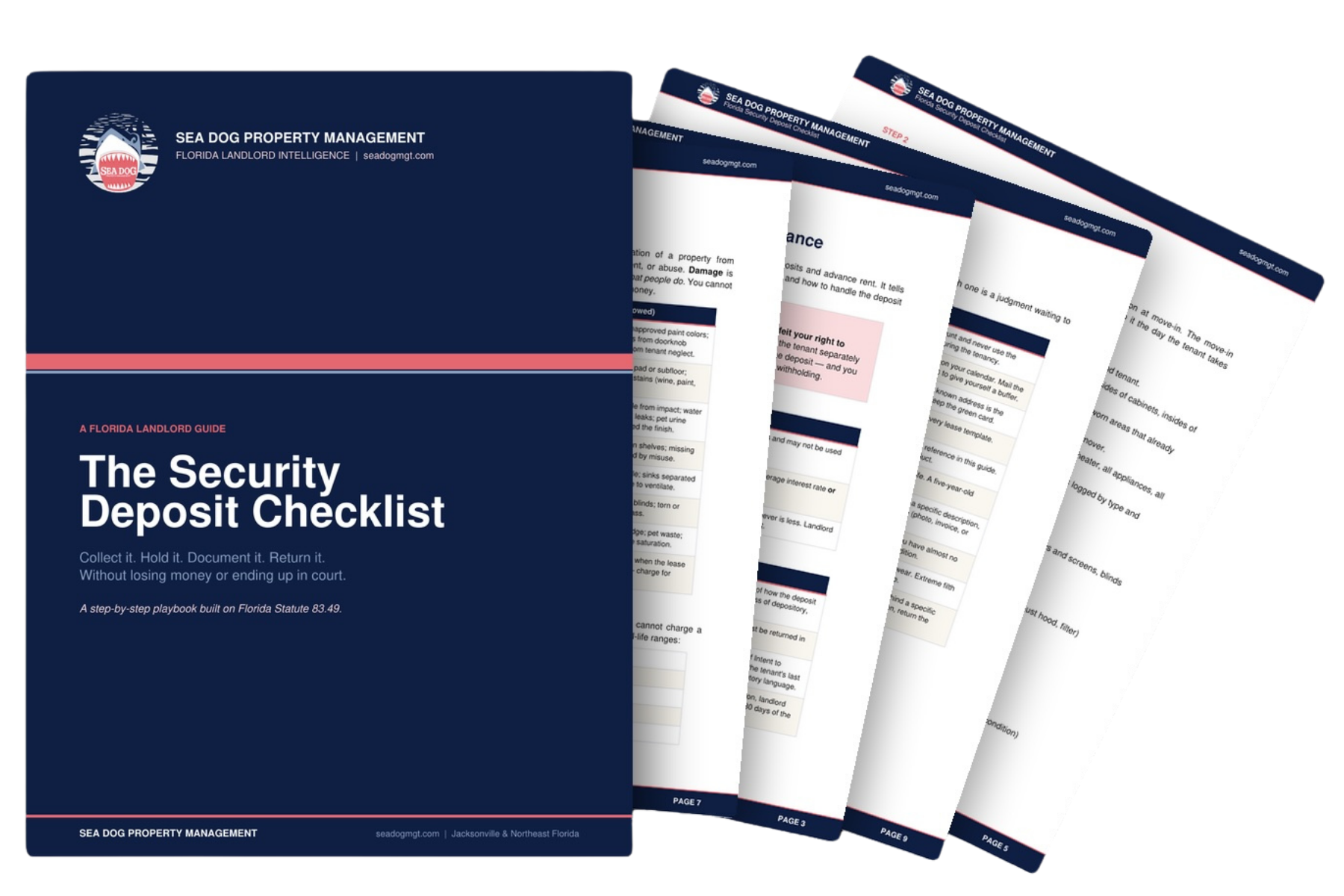 Florida Security Deposit Checklist Preview