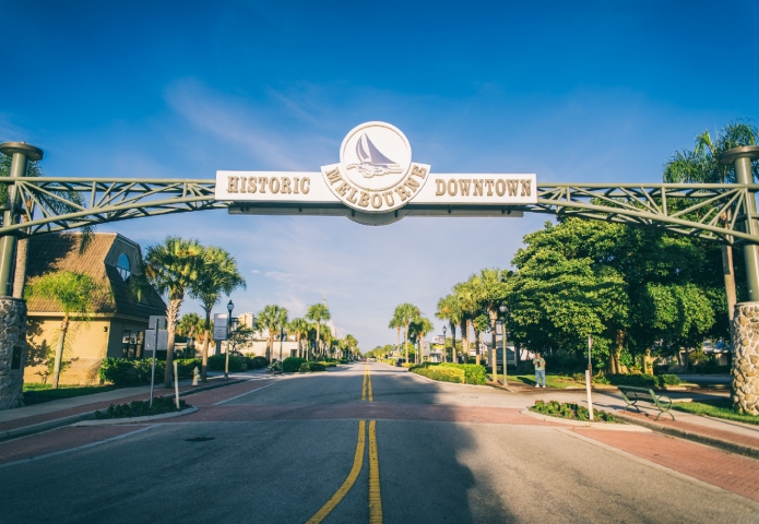 Historic Downtown Melbourne, Florida (Brevard County, Space Coast)