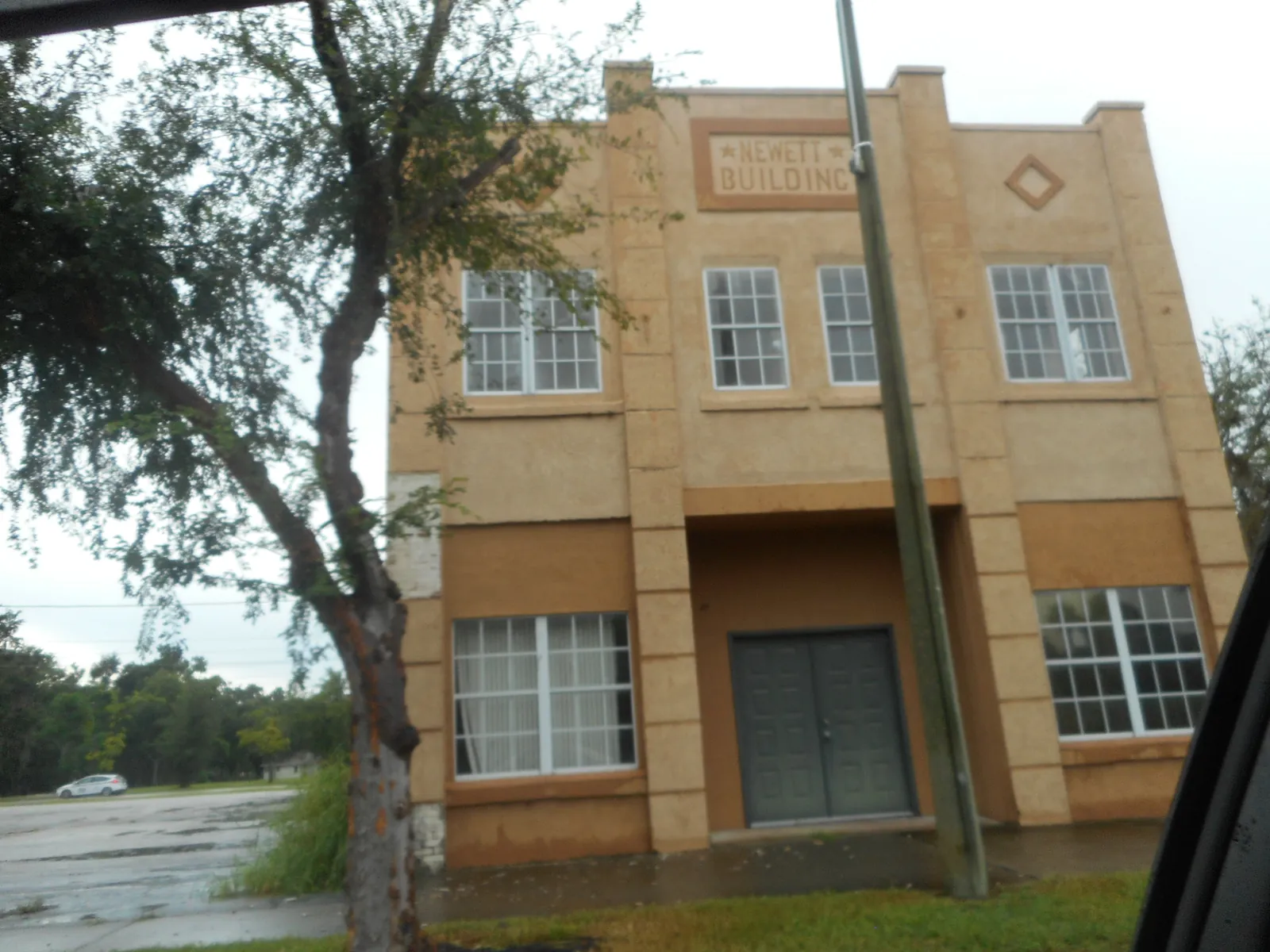 The historic Newett Building in downtown Groveland FL